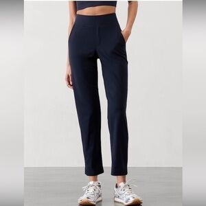 EUC - Athleta Brooklyn Ankle Pants - Navy - Size 14